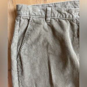 Woolrich Womens Khaki 1964 Tan Wide Wale 2 Pocket Corduroy Straight Pant Trouser